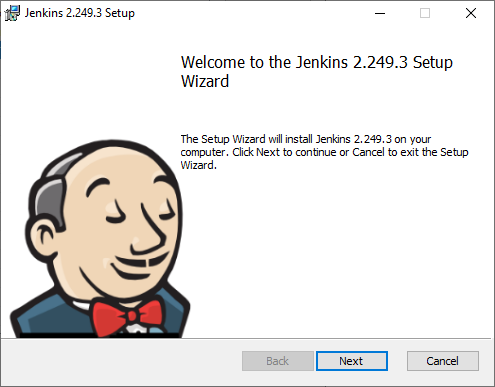 Figure 11: Run the Jenkins MSI Installer